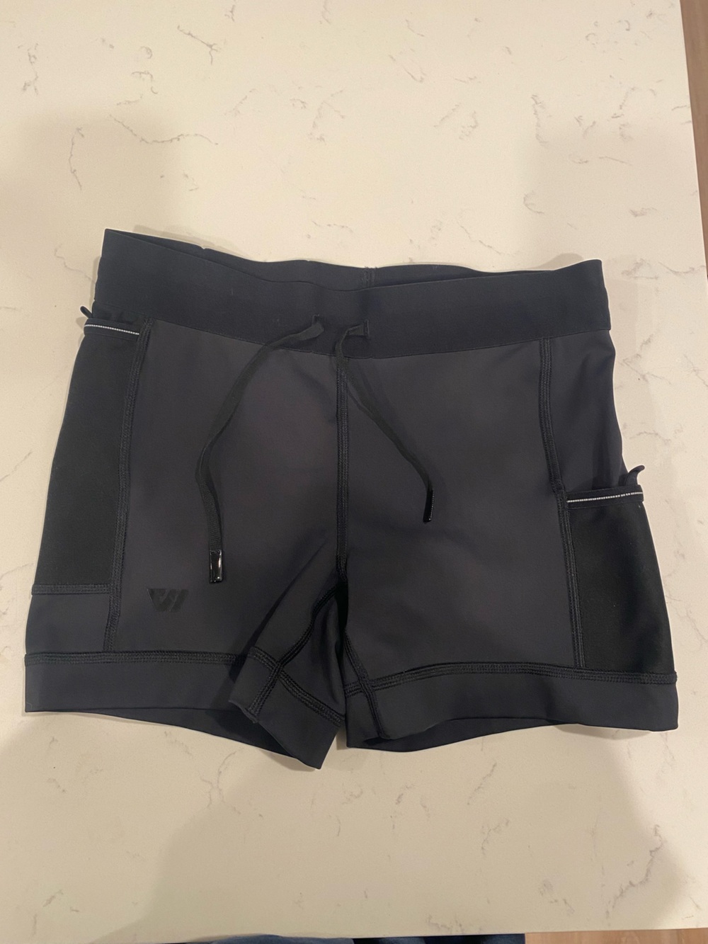 WOLACO Women's Sprint Half Tight in Gotham Black Ltd. Ed.1